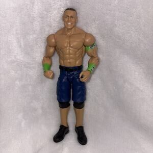 WWE John Cena 7 Inch Action Figures 2013 NEVER GIVE UP Green Bands Mattel Inc.